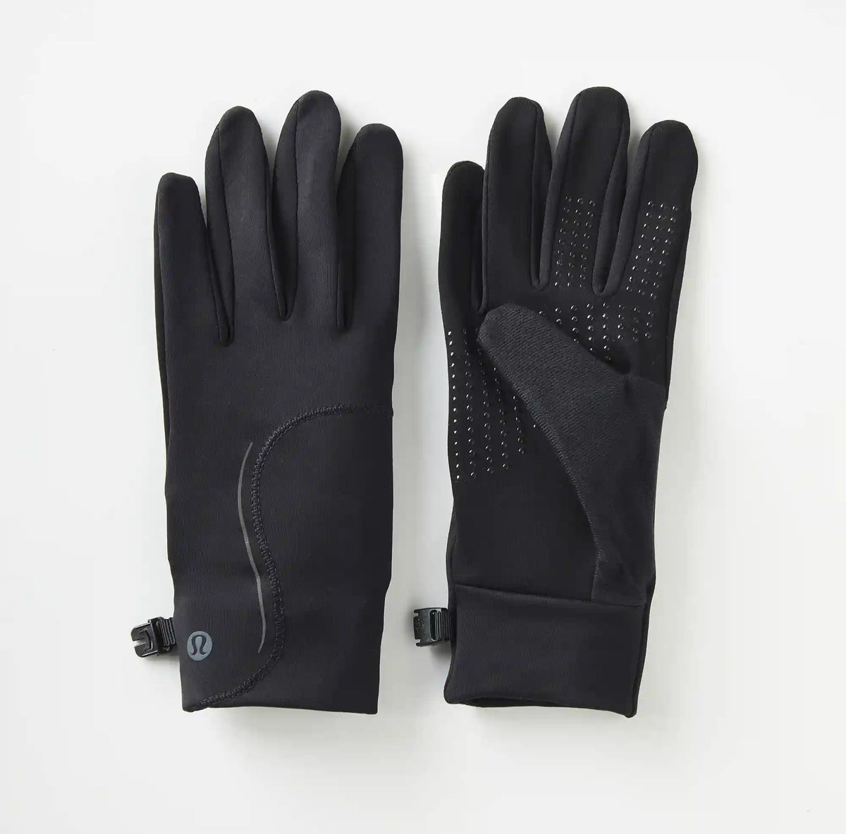 lululemon Fast and Free Fleece Gloves - BLACK