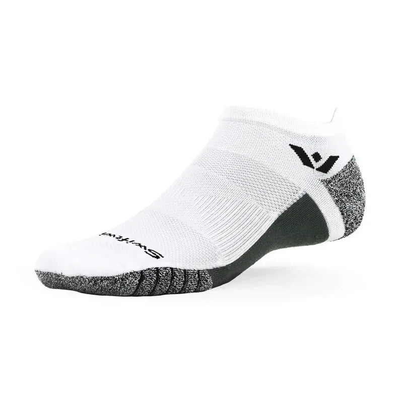 Swiftwick Flite XT Zero Tab Socks - WHITE