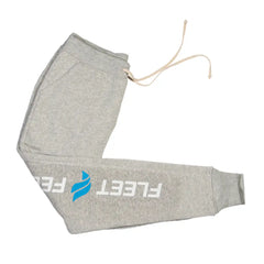 Fleet Feet Jogger Eco-Fleece Pant - FLEET FEET / ECO BLACK-WHITEBLUE
