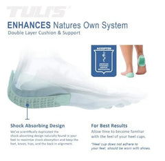 Medi-Dyne Tuli's® Heavy Duty Heel Cups - GREEN