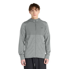 New Balance Athletics Heat Grid Hooded Full Zip - ATHLETIC GREY
