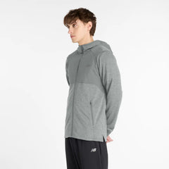 New Balance Athletics Heat Grid Hooded Full Zip - ATHLETIC GREY
