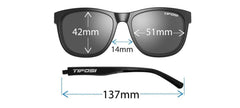 Tifosi Swank - Polarized - SATIN BLACK