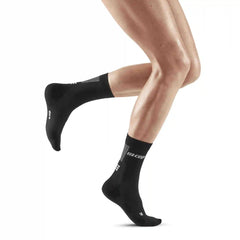 CEP Ultralight Short Compression Sock - BLACK / GREY