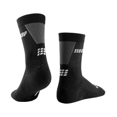 CEP Ultralight Short Compression Sock - BLACK / GREY