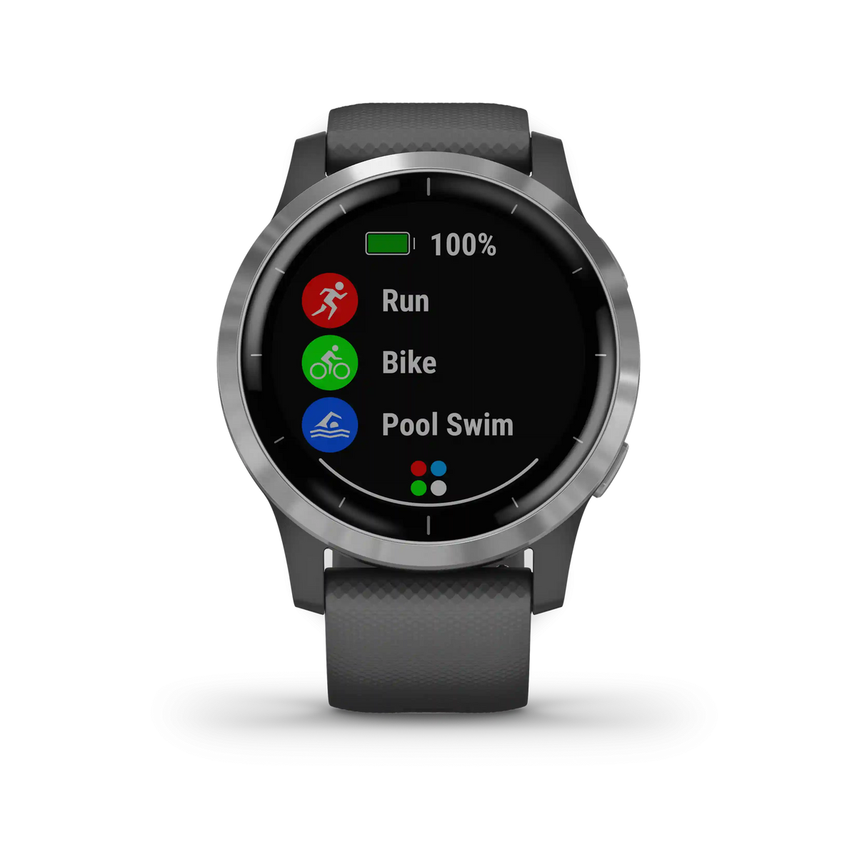 Garmin Vivoactive 4 - SHADOW GRAY/SILVER