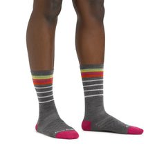 Darn Tough Stride Micro Crew Ultra-Lightweight Running Sock - GRAY