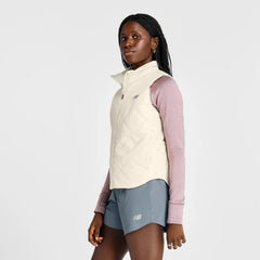 New Balance Quilted Vest - LINEN